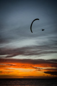 Paragliding over the Atlantic Ocean, Tenerife, Canary Islands, Spain Paragliding over the Atlantic Ocean, Tenerife, Canary Islands, Spain
